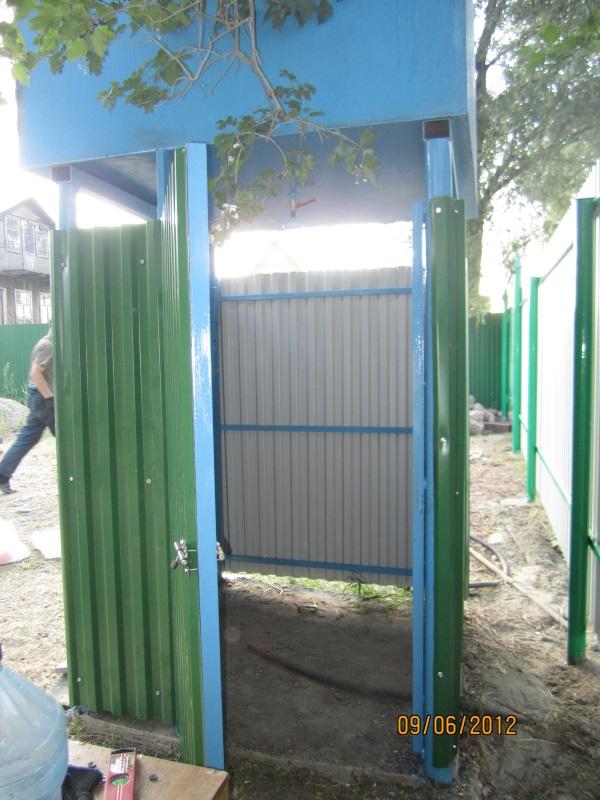 Каркас дачного душа из металла Каркас дачного душа из металла Новосибирск