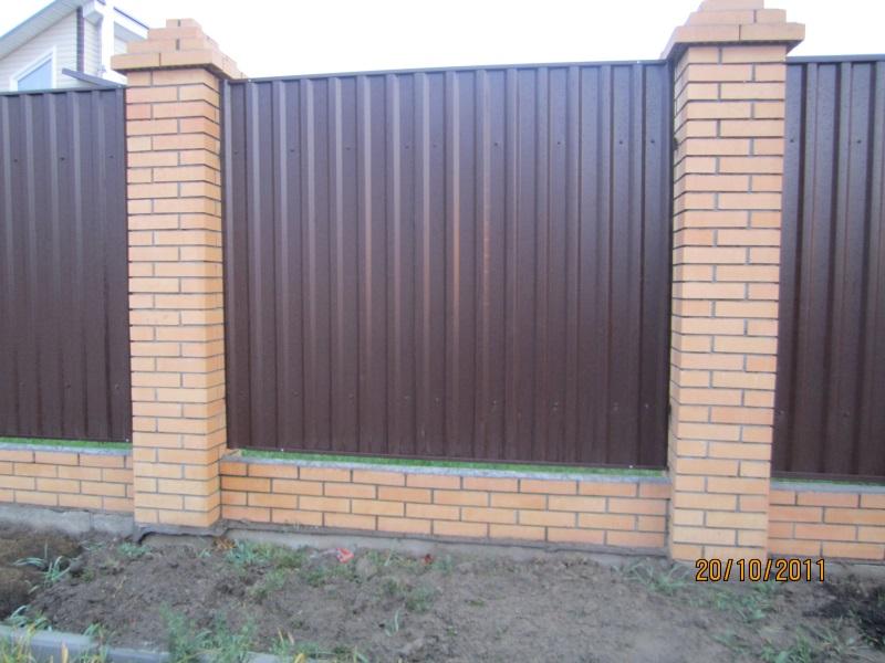 Изготовление комбинированных заборов в Новосибирске Изготовление комбинированных заборов в Новосибирске