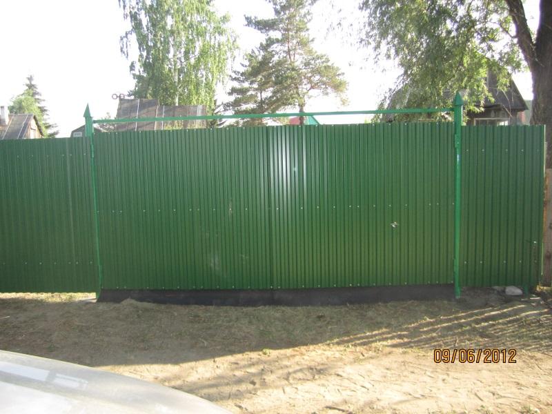 Металлические ворота для дачи цена Новосибирск