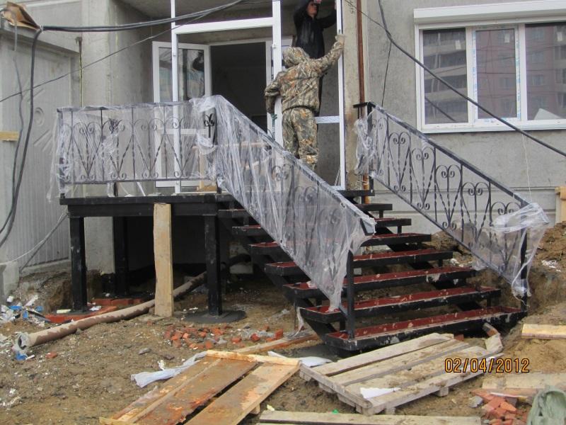 Строительство крыльца заказать в Новосибирске Строительство крыльца заказать в Новосибирске