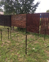 монтаж металлических оградок и ограждений в Новосибирск